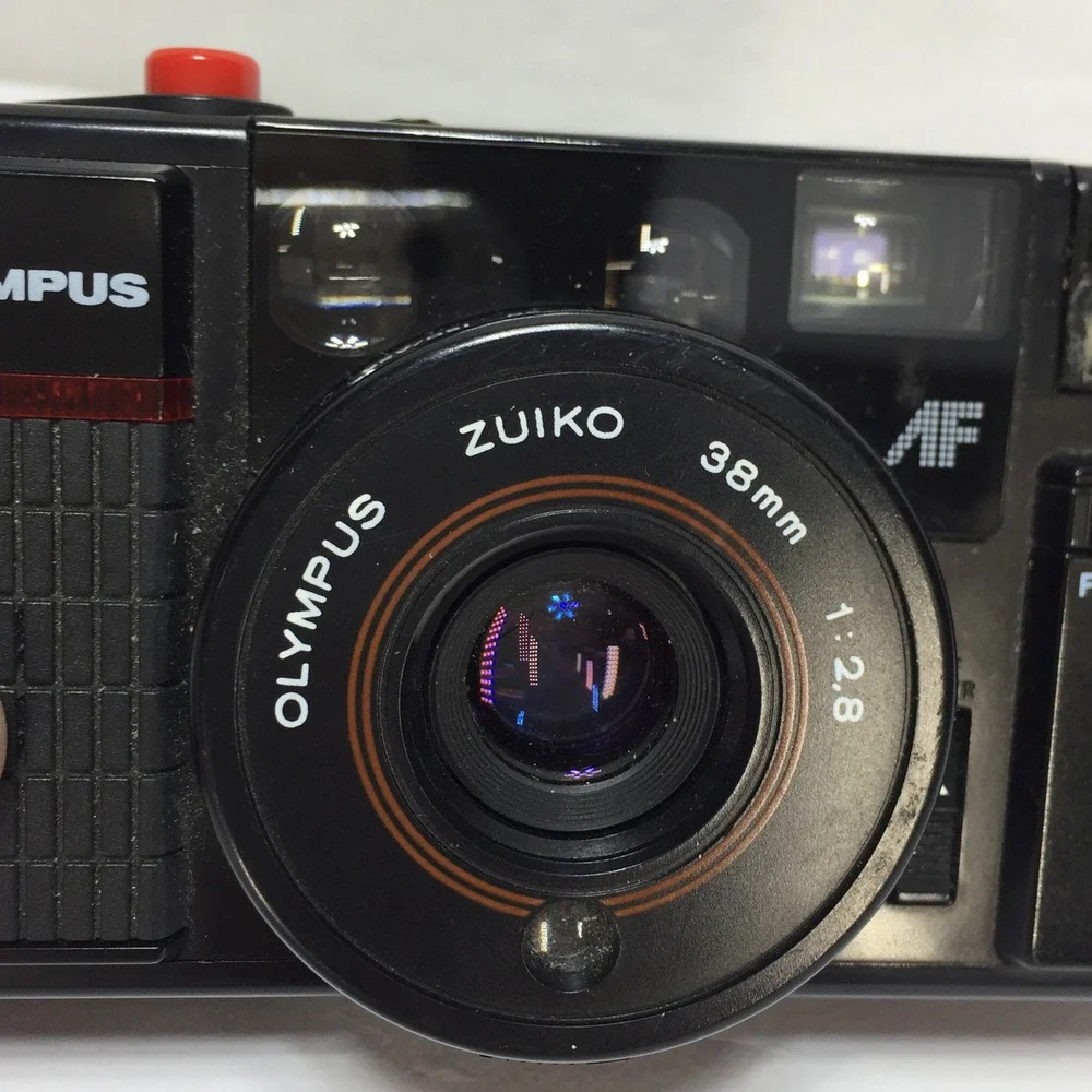 Vintage‎ Olympus Point & Shoot Camera Quick Flash AFL Film Camera Japan Untested